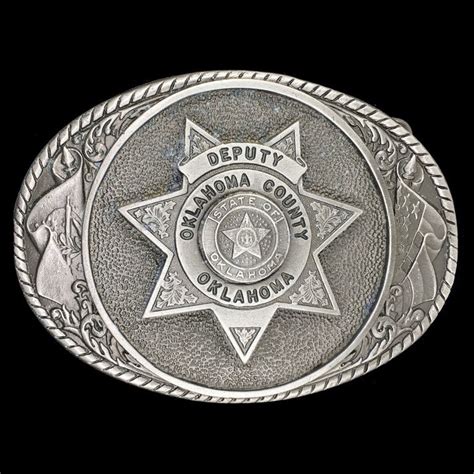 Deputy Sheriff Law Enforcement Police Oklahoma County Oklahoma State of Oklahoma Commemorative ...