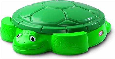 Little Tikes -Turtle Sandbox (Sandpit) Green With Lid : Amazon.co.uk ...