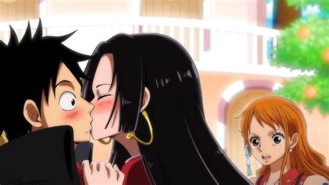 Luffy Received a Kiss from Hancock After Conquering the Empress - One ...