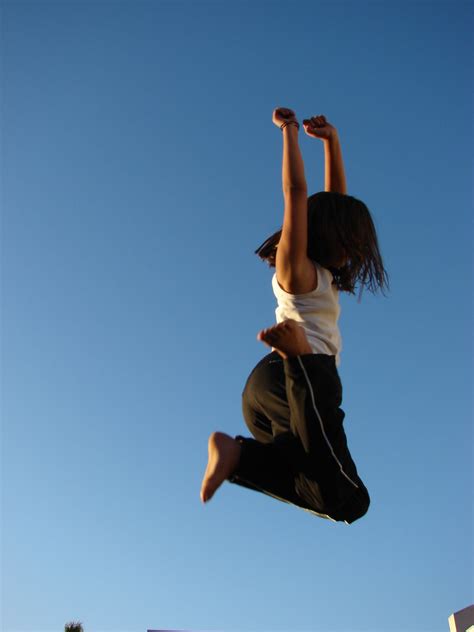 Girl Jumping on a Trampoline | Girl jumping on a trampoline … | Flickr