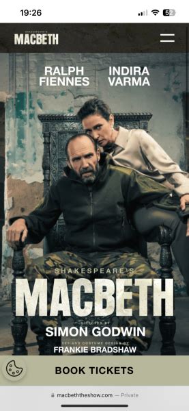 Macbeth - with Ralph Fiennes and Indira Varma | Mumsnet