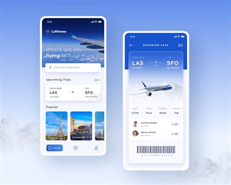 Flight Booking App on Behance