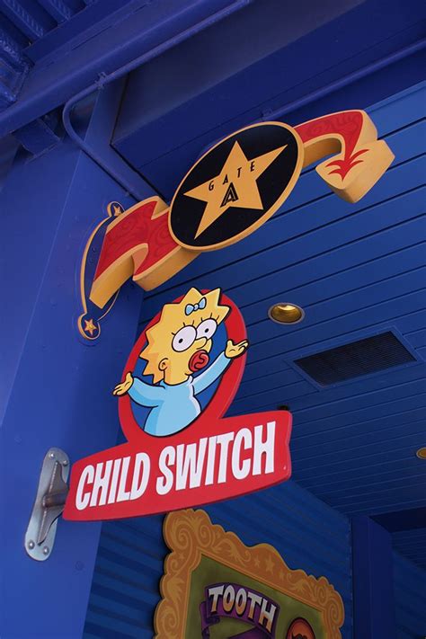 The Simpsons Ride - Directional Signage - Universal Studios. California ...