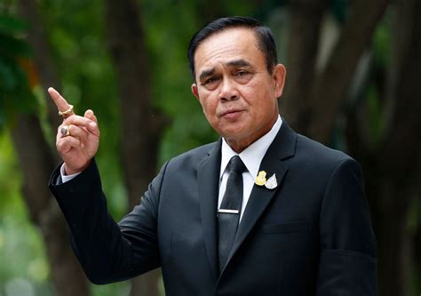 Thai prime minister has little to say about staying in power