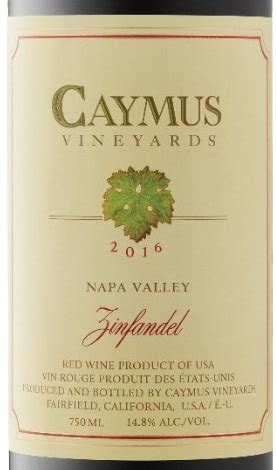 Caymus Zinfandel 2015 Expert Wine Review: Natalie MacLean