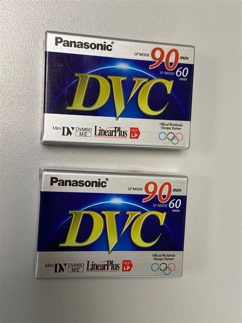 Panasonic Mini DV tapes, 攝影器材, 攝錄機 - Carousell