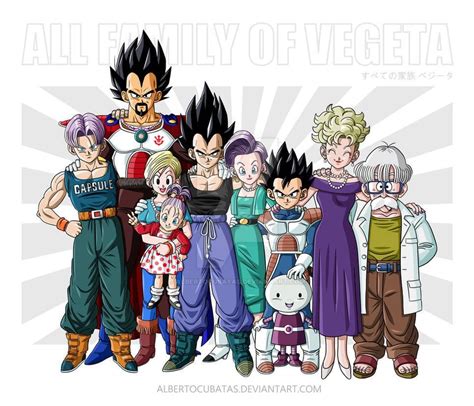 All family of Vegeta : r/Dragonballsuper