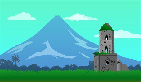 Image result for cartoon volcano | Philippine art, Philippines culture, Image land