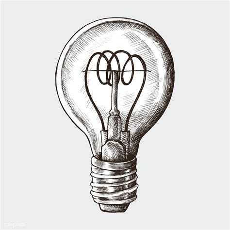 Hand-drawn light bulb illustration | premium image by rawpixel.com | Light bulb illustration ...