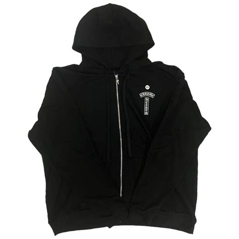 Chrome Hearts Chrome Hearts T-Logo Zip Hoodie | Grailed