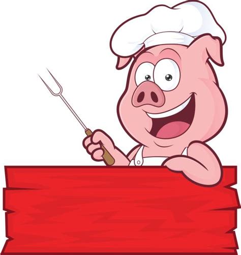 Clipart Pig Barbecue