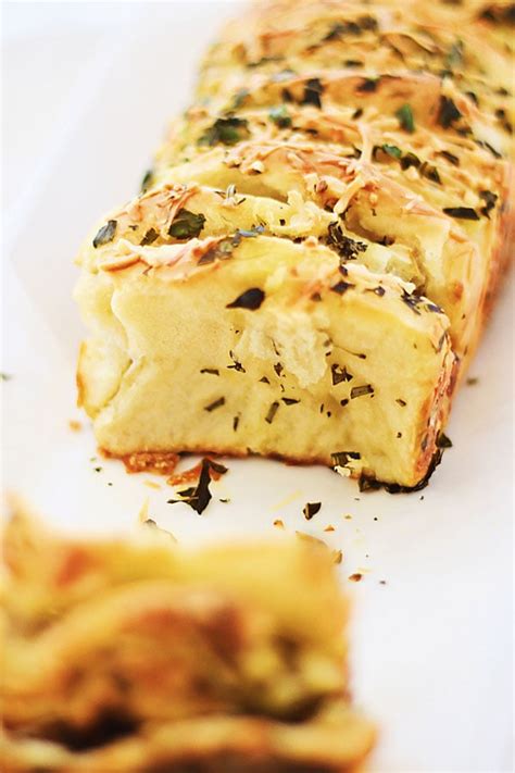 Garlic Herb and Cheese Pull Apart Bread - Rasa Malaysia