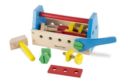Melissa & Doug Take-Along Tool Kit Wooden Construction Toy - Kids Toys News