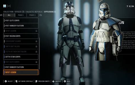 Missing Shoulder Guard 501st Officer? : StarWarsBattlefront