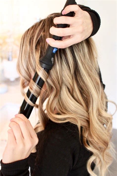 How to Curl your Hair with a Wand | Curls and Cashmere | Curls for long hair, How to curl your ...