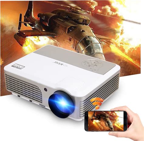 Amazon.com: HD WiFi Wireless Projector Home Cinema Support 1080P ...