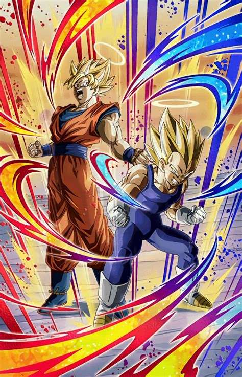 LR Angel Goku and Vegeta Dragon Ball Z Dokkan Battle | Anime dragon ball, Dragon ball super goku ...