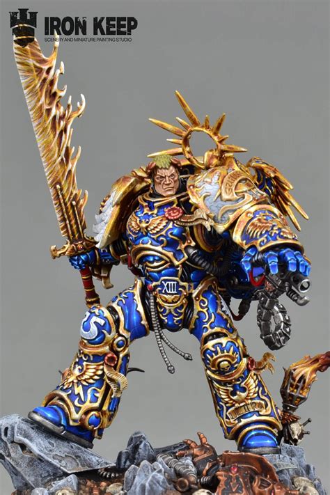 Image result for guilliman 40k painted | Warhammer, Mini paintings, Figure painting