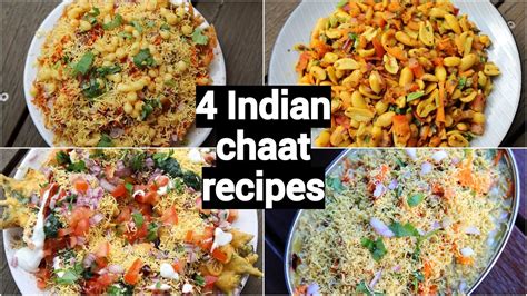 4 easy & tasty chaat recipes | indian street style chaat recipes | चटपटी चाट रेसिपी - Love To ...