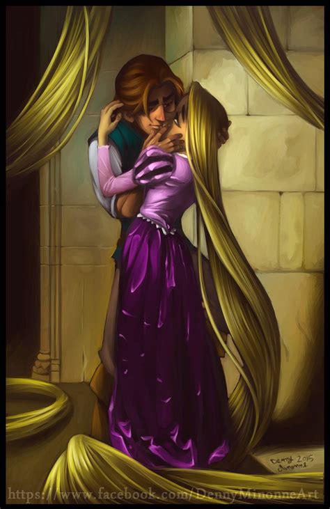 Rapunzel And Flynn Kiss Fan Art