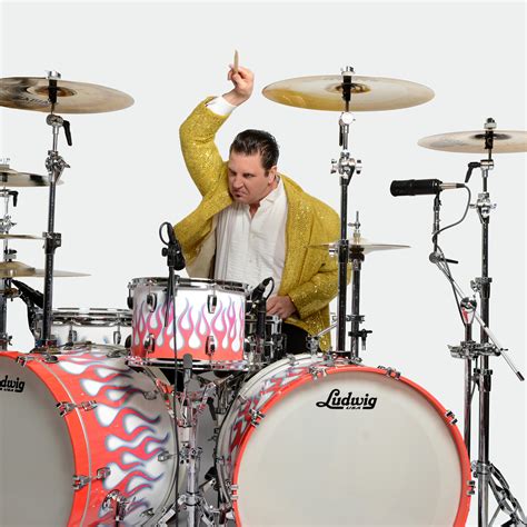 Steve Moore, aka "The Mad Drummer" - uses Audix Drum Microphones - Audix