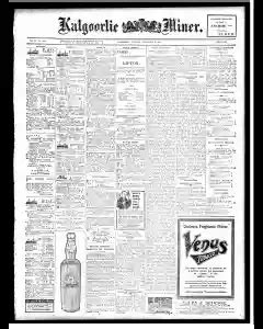 Kalgoorlie Miner Newspaper Archives, Nov 16, 1909, p. 1