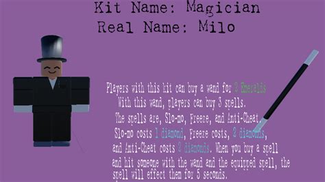 Roblox BedWars Kit Ideas #2 : r/RobloxBedwars