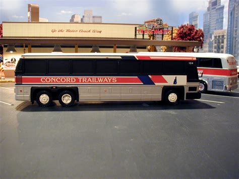 Photo: Concord Trailways Concord N.H. #104 | TRAILWAYS SYSTEM BUS MODELS GO BIG RED... album ...