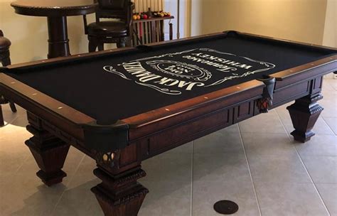 Custom Logo Pool Table Felt | Printed Billiard Cloth