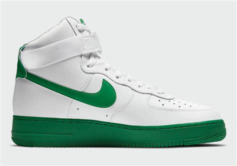 Nike Air Force 1 High White Green CK7794-100 Release Date - SBD