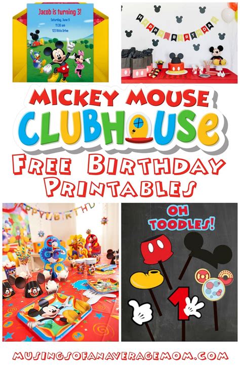 Musings of an Average Mom: Mickey Mouse Clubhouse Birthday