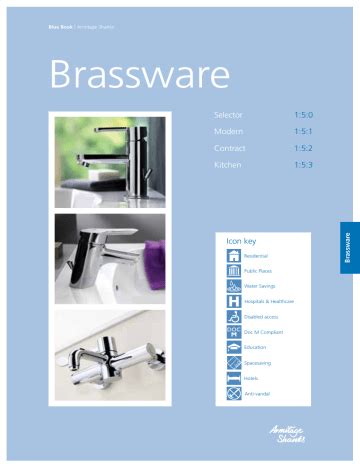 Brassware - Armitage Shanks | Manualzz