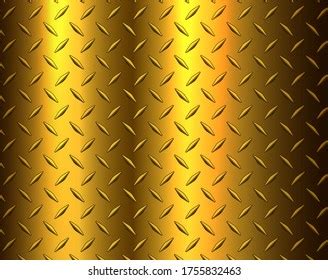 Diamond Gold Metal Sheet Texture Background Stock Vector (Royalty Free) 1755832463 | Shutterstock