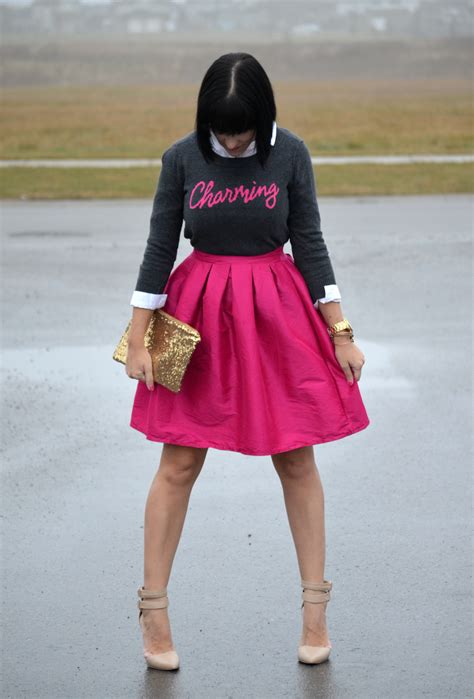 Fit And Flare Skirt (5) – The Pink Millennial