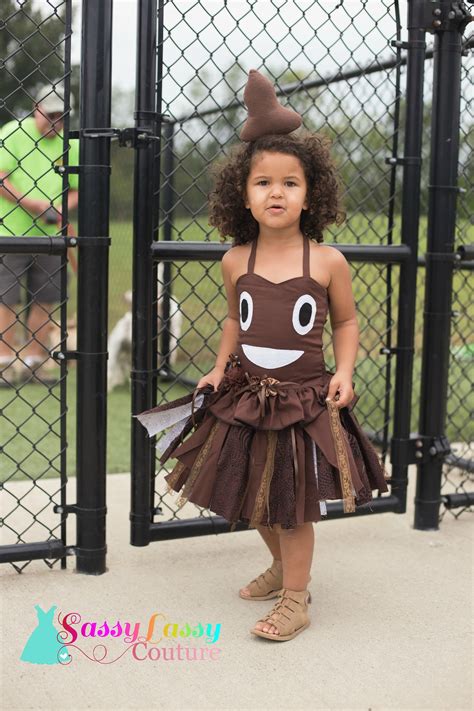 Poop Emoji Costume Emoji Costume Emoji Birthday Dress Girls | Etsy