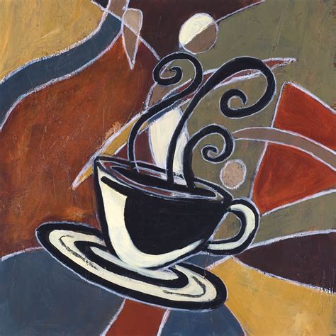 Portfolio Canvas Abstract Coffee I by Tara Gamel 4 Piec Painting Print ...