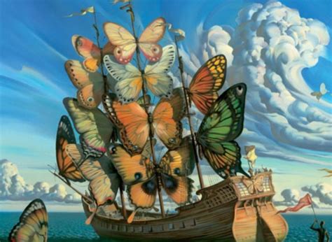 Salvador Dali Paintings Butterfly