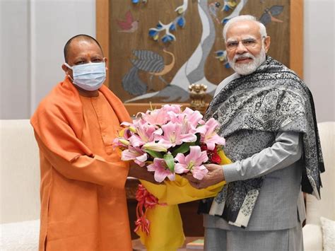 UP CM Yogi Adityanath meets PM Modi in Delhi