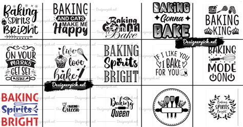 70 Baking Svg Bundle - Designerpick