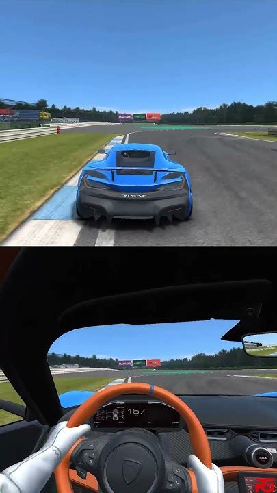 RIMAC NEVERA Test Drive, Engine Sound and Dashboard | Real Racing 3 Shorts - YouTube