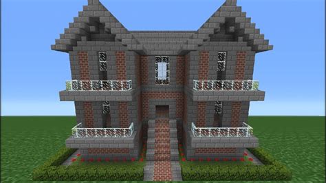 Minecraft Tutorial: How To Make A Brick House - 10 - YouTube