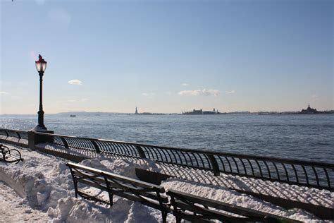 A view of the Statue of Liberty from Battery Park in 2011. | Outdoor ...