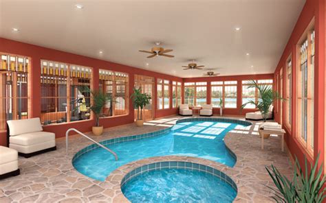 Indoor Swimming Pools - House Plans and More