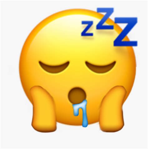 #freetoedit #sleep #drool #tired #emoji #face #text - Emoji Sleepy , Free Transparent Clipart ...