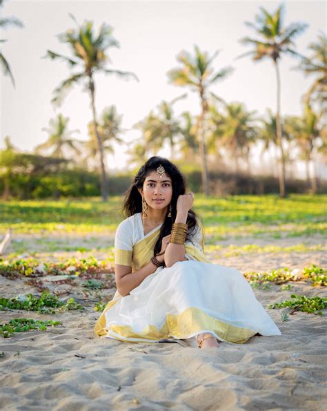 Sai Pallavi In Traditional White Saree on Behance