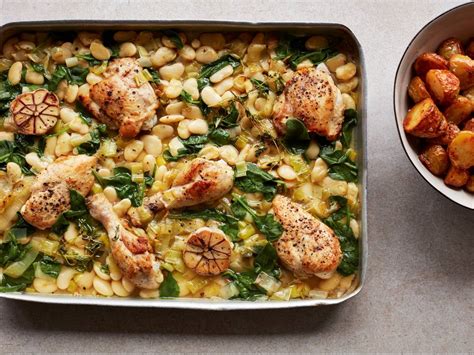 Tray-Baked Chicken With Butter Beans, Leeks and Spinach » Gordon Ramsay ...