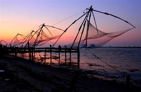 362# The chinese fishing nets at Fort Kochi. Be there before sunset ...