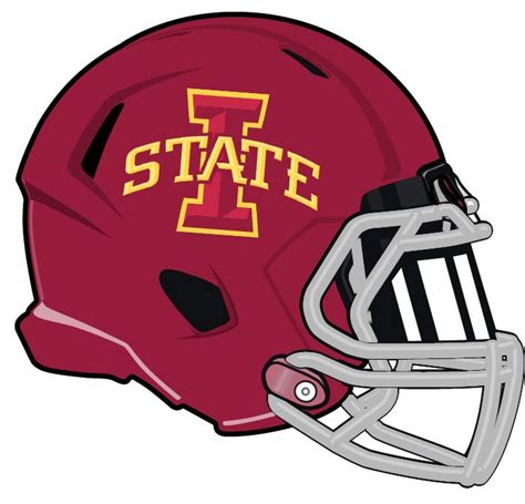 Iowa State Cyclones football helmet with logo: Big 12 conference | Iowa ...