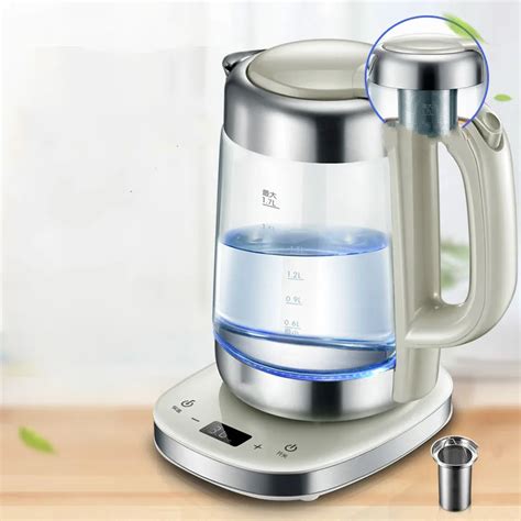 Electric kettle with thick glass insulation full automatic temperature control-in Electric ...