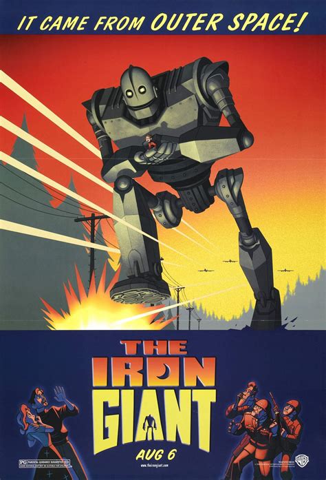 The Geeky Nerfherder: Movie Poster Art: The Iron Giant (1999)